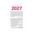 KALENDARZ ZDZIERAK NA 2027 ROK Z PLECAMI