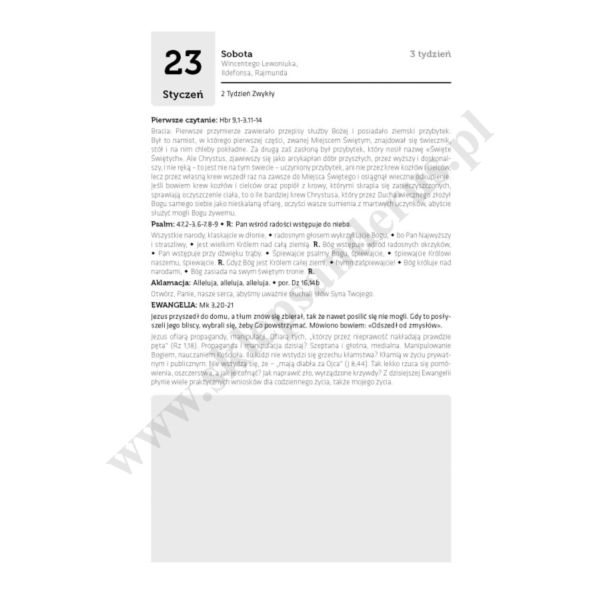 AGENDA PIELGRZYMA 2027
