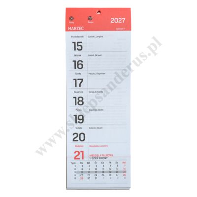 TYGODNIOWY KALENDARZ Z PRZEPISAMI NA LODÓWKĘ 2027 - 67515