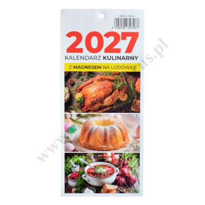 KALENDARZ TYGODNIOWY Z PRZEPISAMI NA LODÓWKĘ 2027 - 67516
