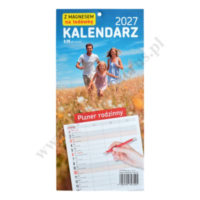 KALENDARZ PLANER RODZINNY 2027 - 80649