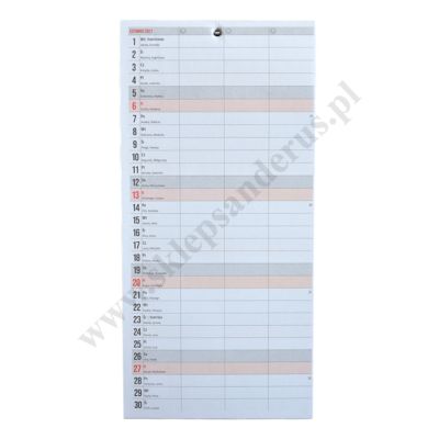 KALENDARZ PLANER RODZINNY 2027 - 80649