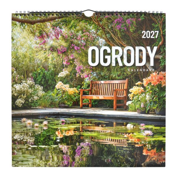 OGRODY - KALENDARZ ŚCIENNY 2027 - 68565