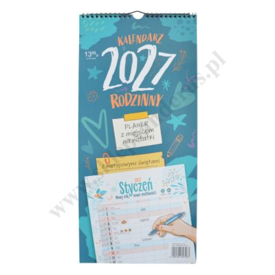 KALENDARZ RODZINNY - PLANER 2027 - 67518