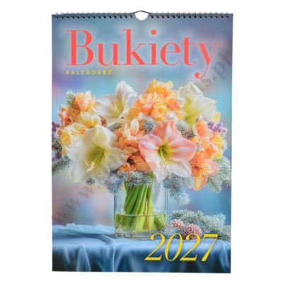 BUKIETY - KALENDARZ ŚCIENNY 2027 - 68431
