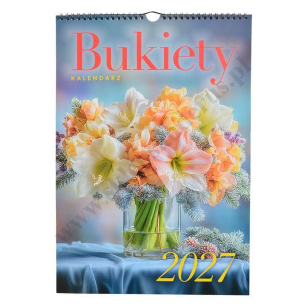 BUKIETY - KALENDARZ ŚCIENNY 2027 - 68431