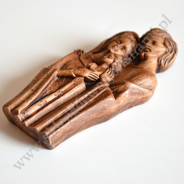 ŚWIĘTA RODZINA - płaskorzeźba - wys.11.2 cm - 6017