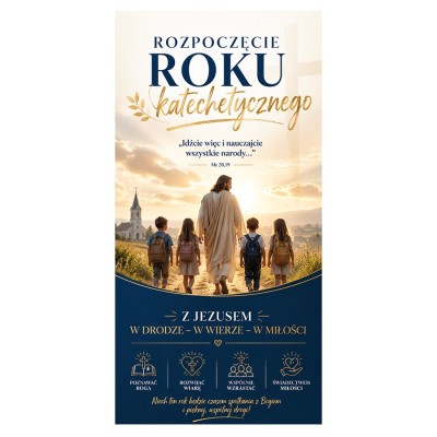 ROZPOCZĘCIE ROKU KATECHETYCZNEGO - BANER KATECHETYCZNY - WZÓR 5