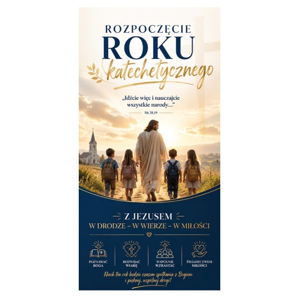 ROZPOCZĘCIE ROKU KATECHETYCZNEGO - BANER KATECHETYCZNY - WZÓR 5