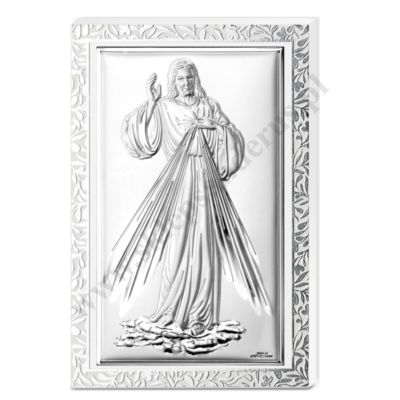 JEZU UFAM TOBIE - OBRAZEK SREBRNY 9 x 13.5 cm - VL81516/3L