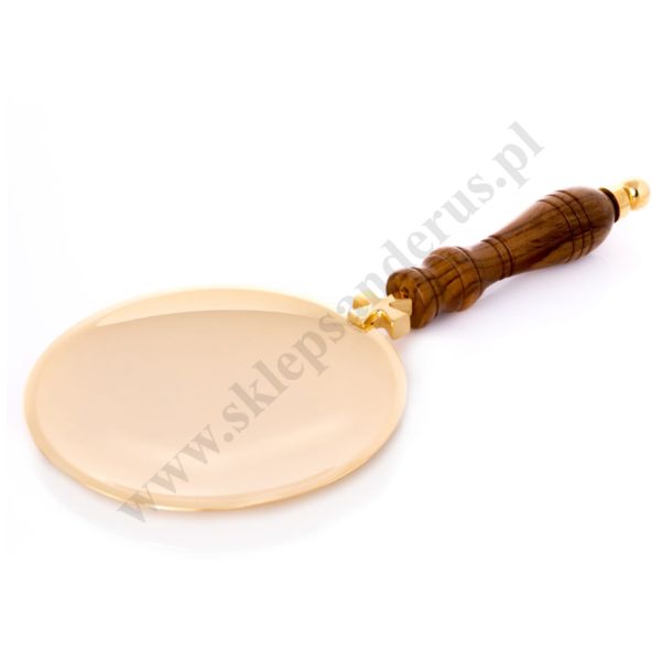 PATENA Z RĄCZKĄ DREWNIANĄ - 88985