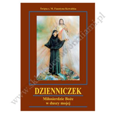DZIENNICZEK. MIŁOSIERDZIE BOŻE W DUSZY MOJEJ - duży, twardy