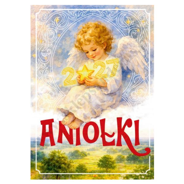 ANIOŁKI - KALENDARZ 2026  - format A4 - 87583