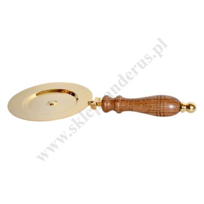 PATENA Z RĄCZKĄ DREWNIANĄ - 50952