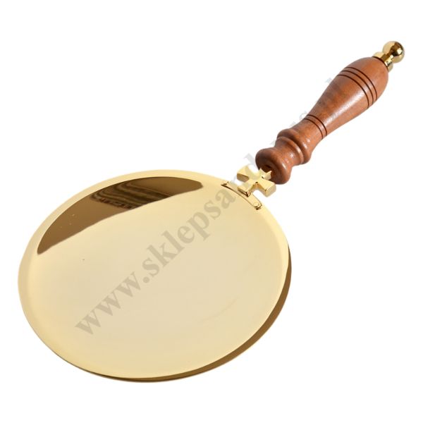 PATENA Z RĄCZKĄ DREWNIANĄ - 50950