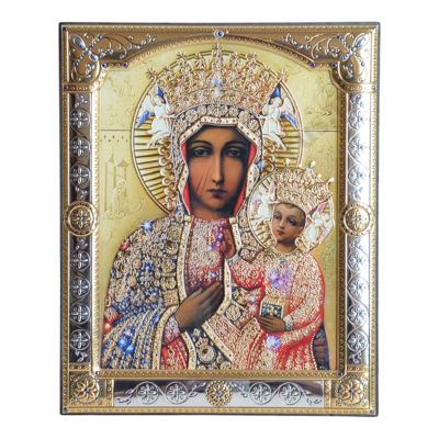 MATKA BOŻA CZĘSTOCHOWSKA - obrazek 17 x 21 cm - CU014/2