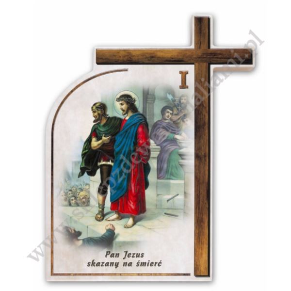 STACJE DROGI KRZYŻOWEJ - 23 x 30 cm - komplet - 50409