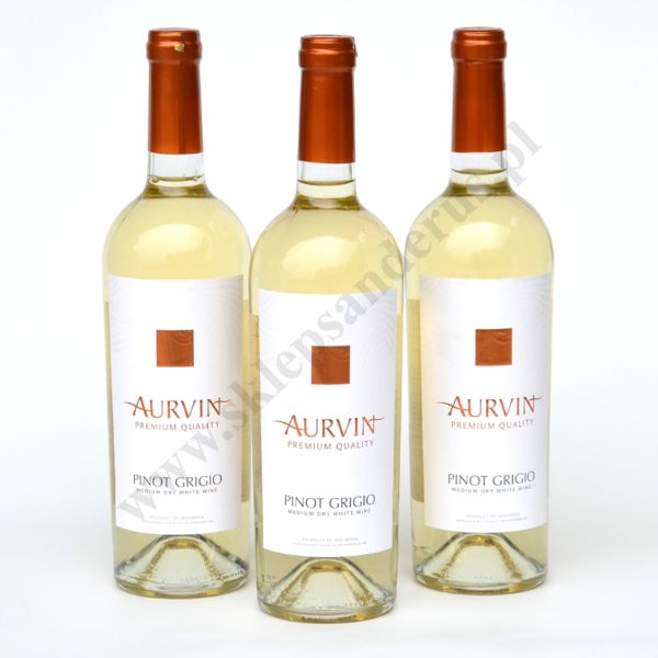 AURVIN PINOT GRIGIO - wino białe połwytrawne