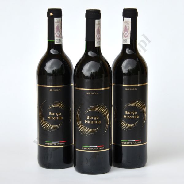 BORGO MIRANDA - wino czerwone półwytrawne