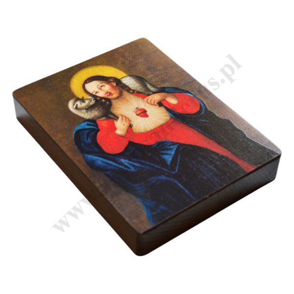 NAJŚWIĘTSZE SERCE JEZUSA Z MILEJCZYC - ikona 17 x 23 cm - 89021