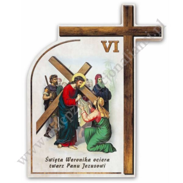 STACJE DROGI KRZYŻOWEJ - 23 x 30 cm - komplet - 50409