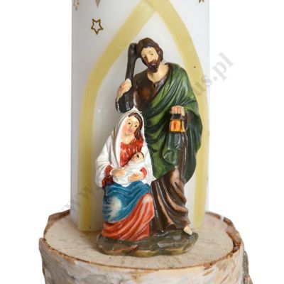 ŚWIECA NA BOŻE NARODZENIE - wys. 17 cm - 78765