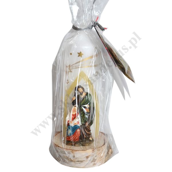 ŚWIECA NA BOŻE NARODZENIE - wys. 17 cm - 78765