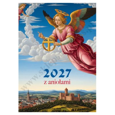 KALENDARZ Z ANIOŁAMI 2027 - format A4 - 76756