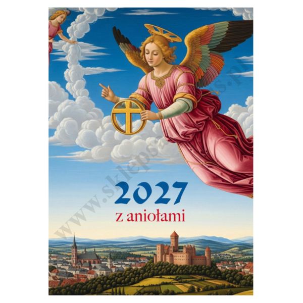 KALENDARZ Z ANIOŁAMI 2027 - format A4 - 76756