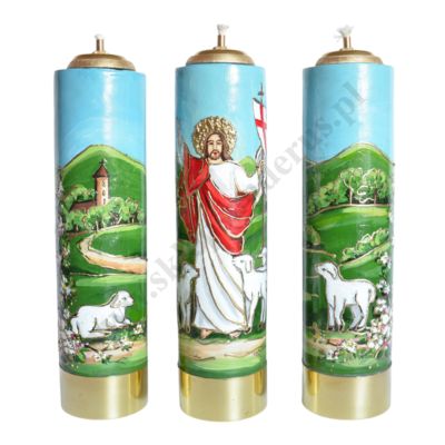 ŚWIECE WIELKANOCNE - wys. 30 cm - komplet - 75233
