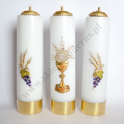 ŚWIECE EUCHARYSTYCZNE - wys. 30 cm - komplet - 69462