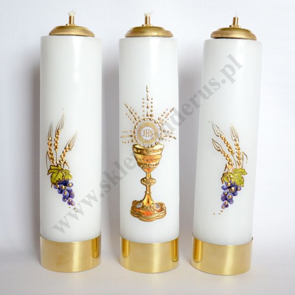 ŚWIECE EUCHARYSTYCZNE - wys. 30 cm - komplet - 69462