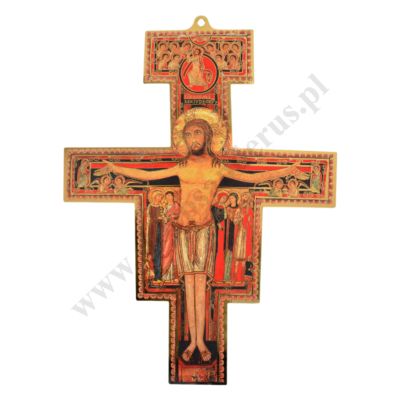 KRZYŻ ŚW. FRAŃCISZKA - wys. 40 cm - 0897