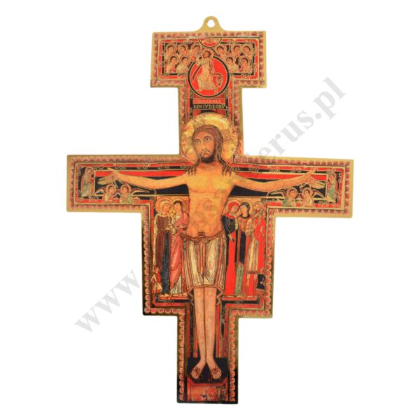KRZYŻ ŚW. FRAŃCISZKA - wys. 40 cm - 0897