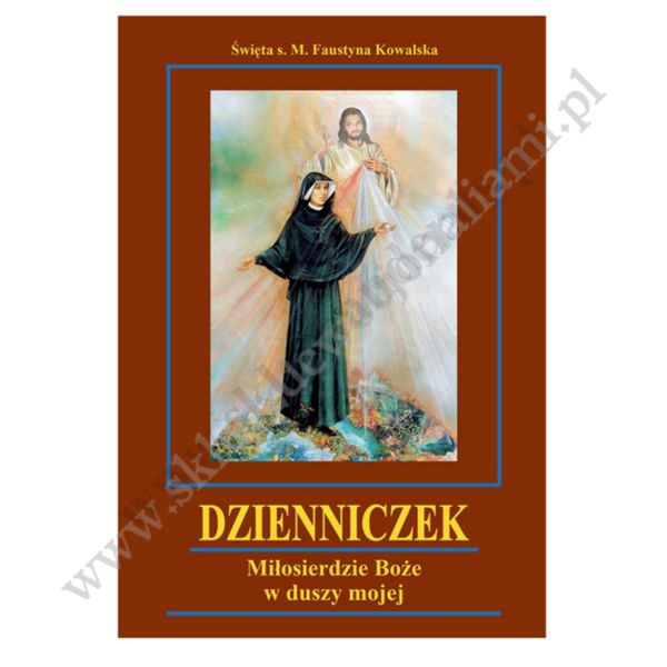 DZIENNICZEK. MIŁOSIERDZIE BOŻE W DUSZY MOJEJ - duży, twardy