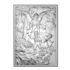 ANIOŁ STRÓŻ - OBRAZEK SREBRNY 13 x 18 cm - 6446/3
