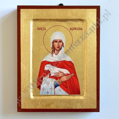 ŚWIĘTA AGNIESZKA - ikona 14 x 18 cm - 86504