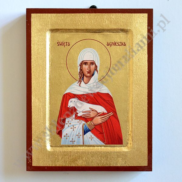 ŚWIĘTA AGNIESZKA - ikona 14 x 18 cm - 86504