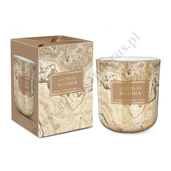 ANITCO & GOLDEN MARBLE - świeca zapachowa w szkle - mix wzorów - 80143