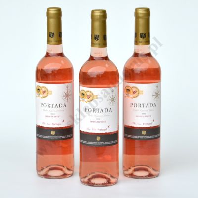 PORTADA - wino różowe półsłodkie