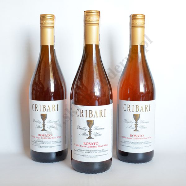 CRIBARI CALIFORNIA ROSATO - wino mszalne - różowe słodkie