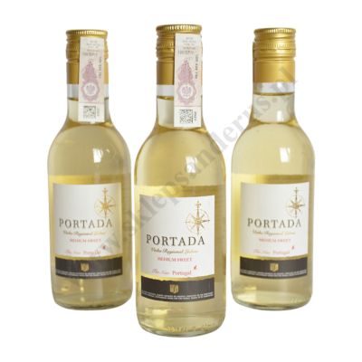 PORTADA - wino białe półsłodkie - 187 ml