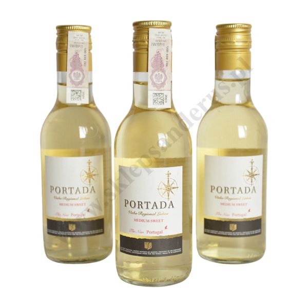 PORTADA - wino białe półsłodkie - 187 ml