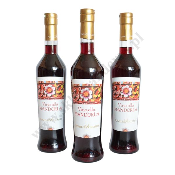 VINO ALLA MANDORLA - wino deserowe czerwone, słodkie