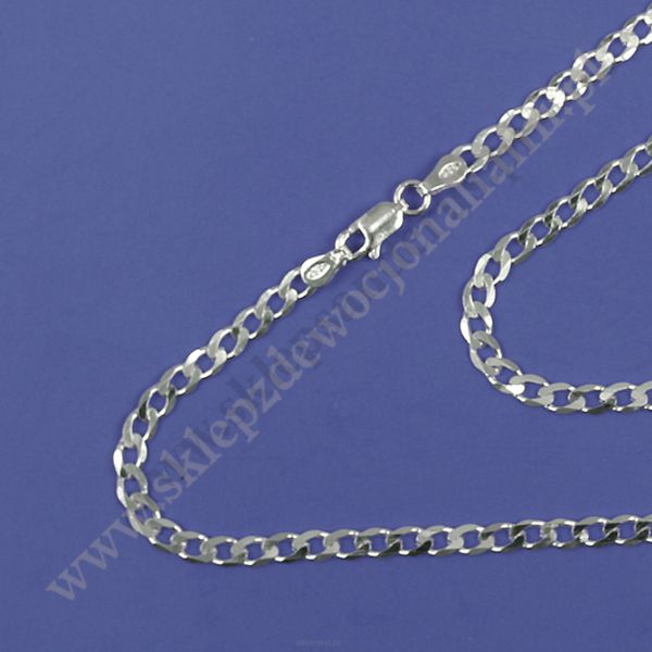 ŁANCUSZEK - długość 50 cm, szerokość 3.7  mm - 0162