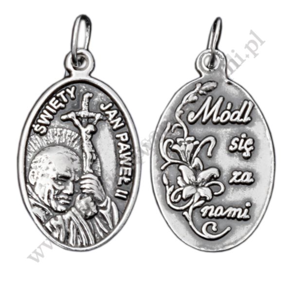 MEDALIK ŚWIĘTY JAN PAWEŁ II - wys. 2.7 cm - 4091