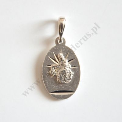 MEDALIK MATKI BOŻEJ SZKAPLERZNEJ - SERCE PANA JEZUSA - wys. 2.9 cm - 81433