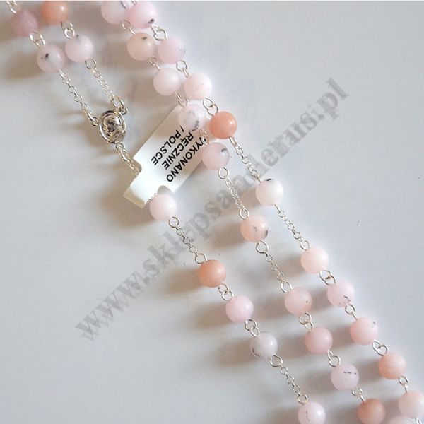 RÓŻANIEC OPAL RÓŻOWY - 60042