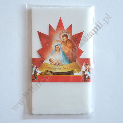 OPŁATKI WIGILIJNE NISKOGLUTENOWE - 3 DUŻE - FOLIJKA - 82919