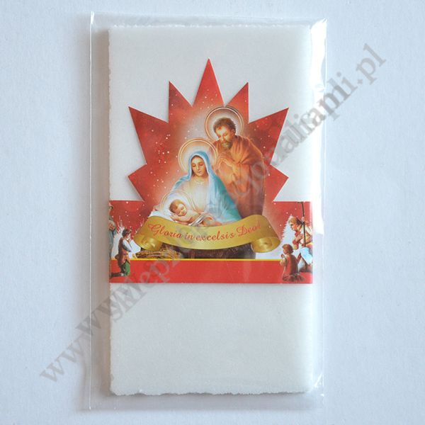 OPŁATKI WIGILIJNE NISKOGLUTENOWE - 3 DUŻE - FOLIJKA - 82919